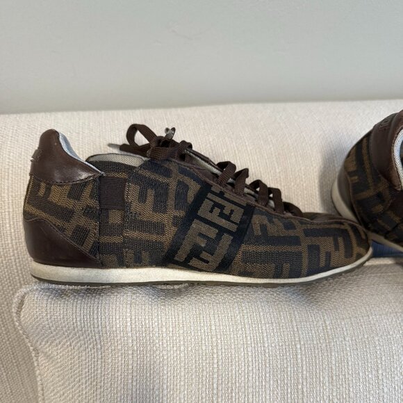 FENDI Logo Sneakers Size 36.5 (US 6.5) - Picture 1 of 8